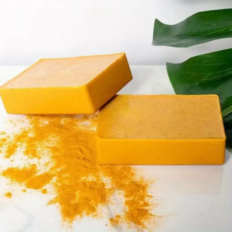 Handmade Cleansing Soap Set – Turmeric, Lemon, Kojic & Ginger