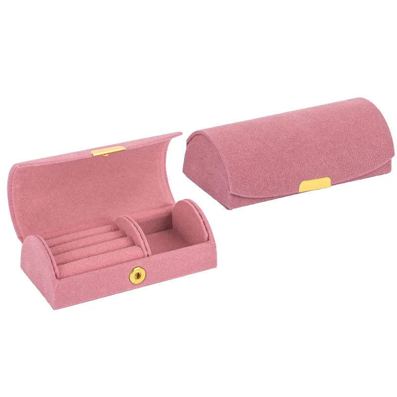 Arched Portable Jewelry Box – Travel & Anti-Oxidation