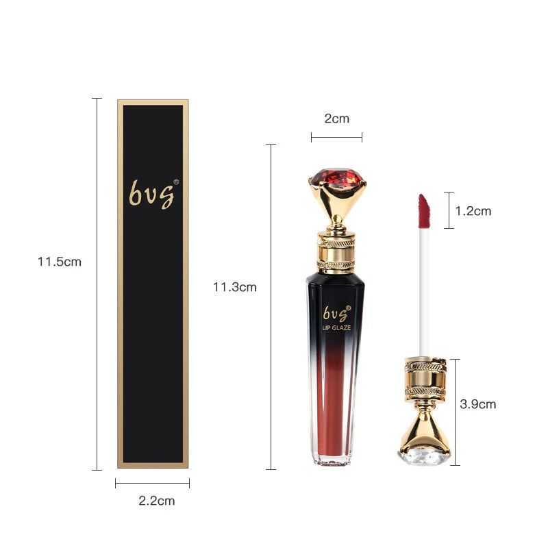 Velvet Matte Lip Gloss – Waterproof & Long-Lasting | 6 Shades