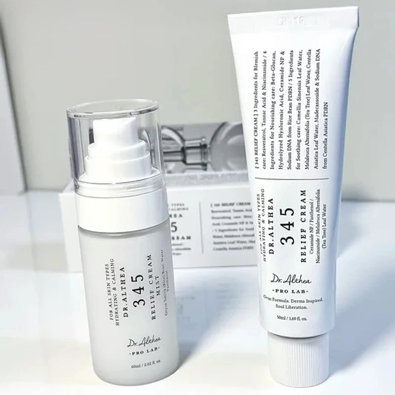 Korean Antioxidant Cream & Vitamin C Essence Set – Hydrating & Brightening
