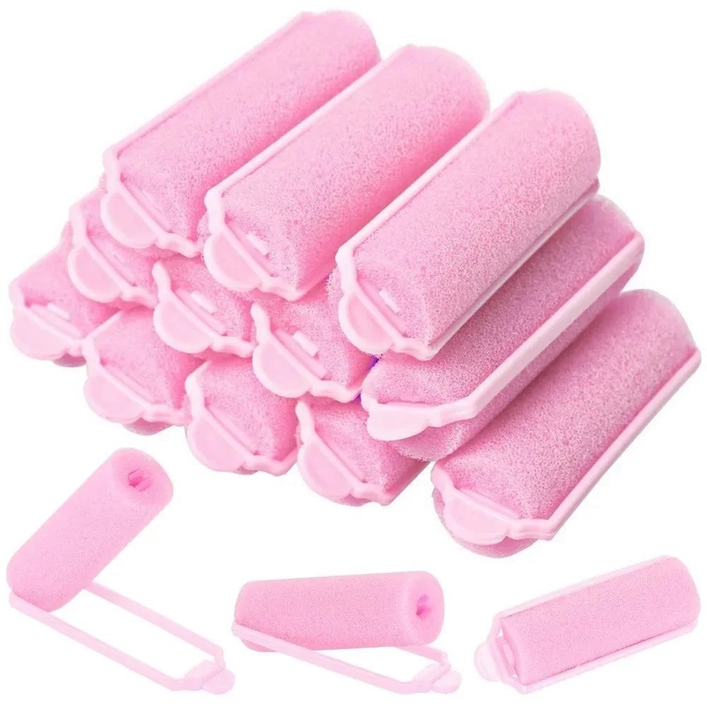 Heatless Foam Sponge Hair Rollers – Soft Sleep Curlers for Effortless Curls