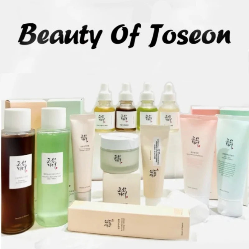 Korean Refreshing Skincare Set – Toner, Cream, Serum & Sunscreen
