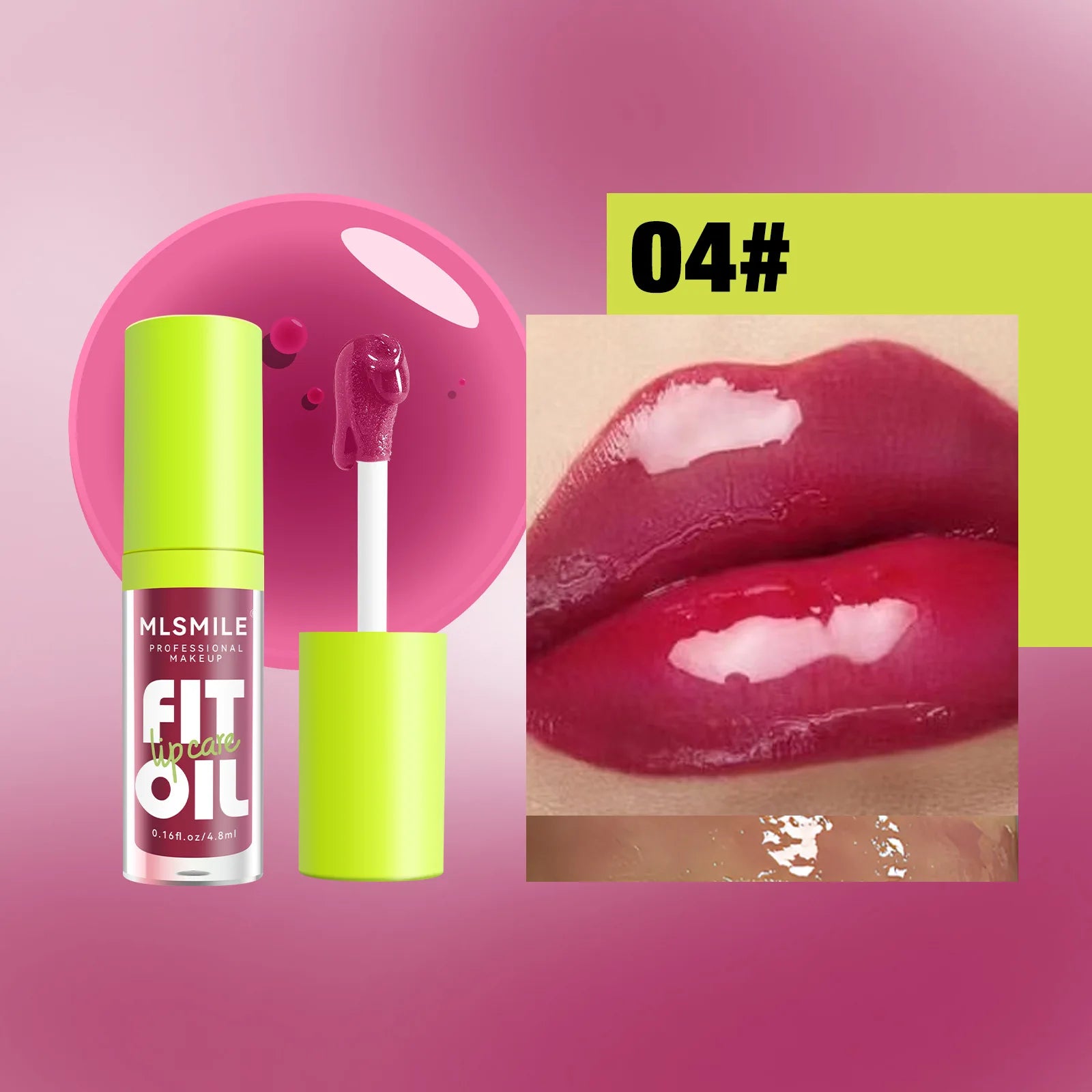 Glossy Lip Care Oil – Hydrating Plump Dewy Lips | 8 Shades