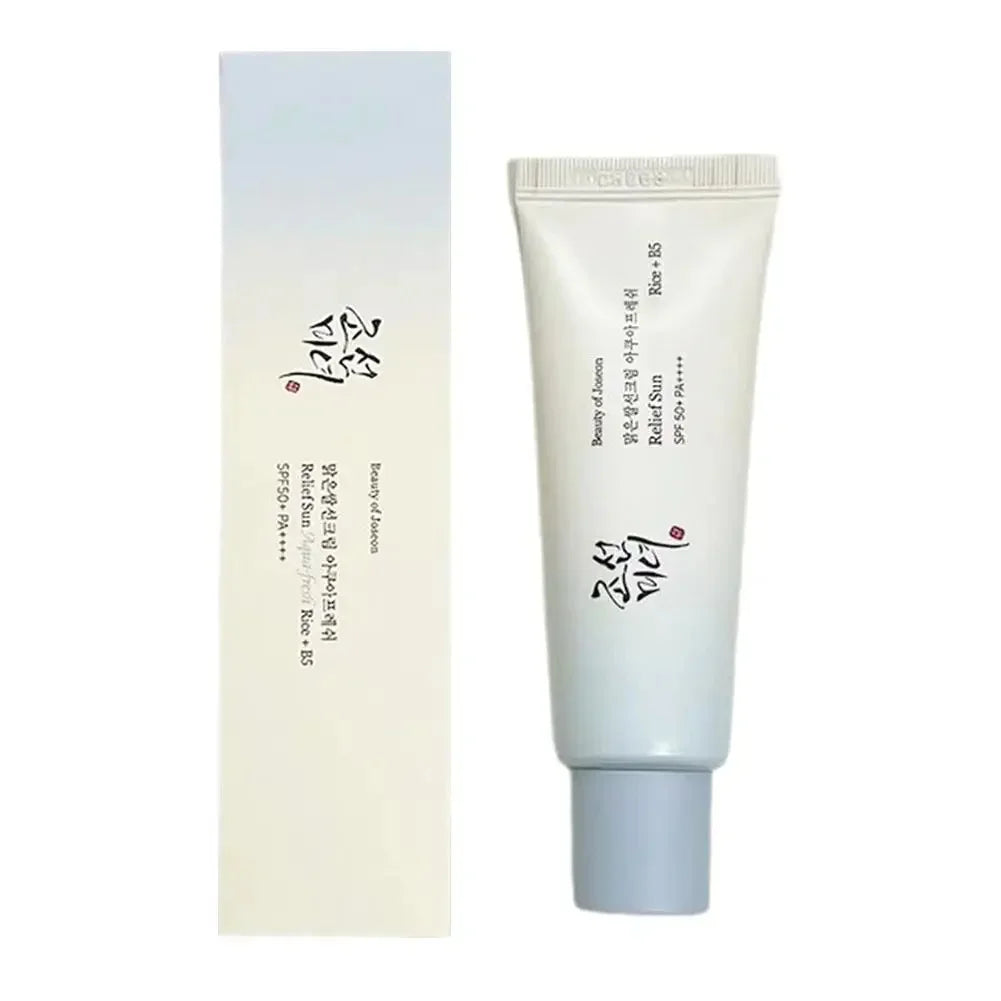 Korean Refreshing Skincare Set – Toner, Cream, Serum & Sunscreen