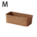 Bathroom Storage Basket – Woven Grass Home Organizer