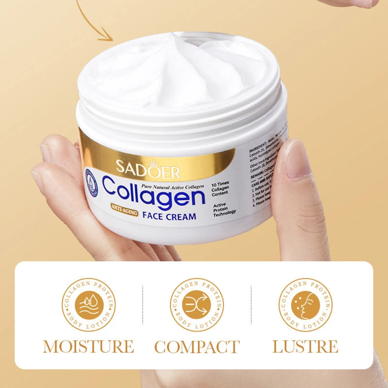 SADOER Collagen Firming Face Cream – Hydrating & Anti-Aging