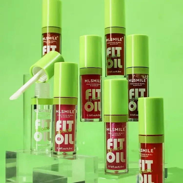 Glossy Lip Care Oil – Hydrating Plump Dewy Lips | 8 Shades