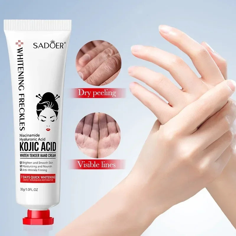 Kojic Acid Hand Cream – Brightening & Anti-Aging