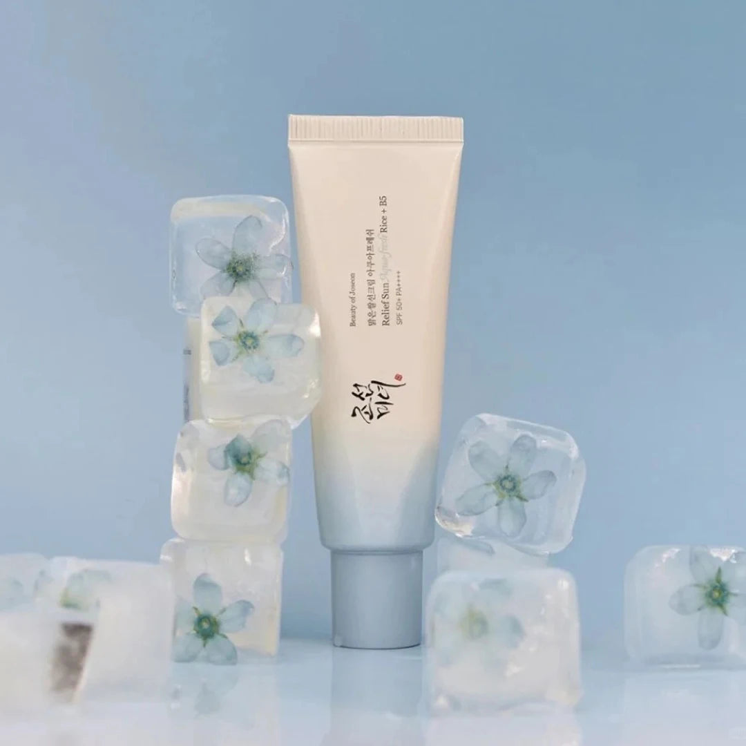 Korean Refreshing Skincare Set – Toner, Cream, Serum & Sunscreen