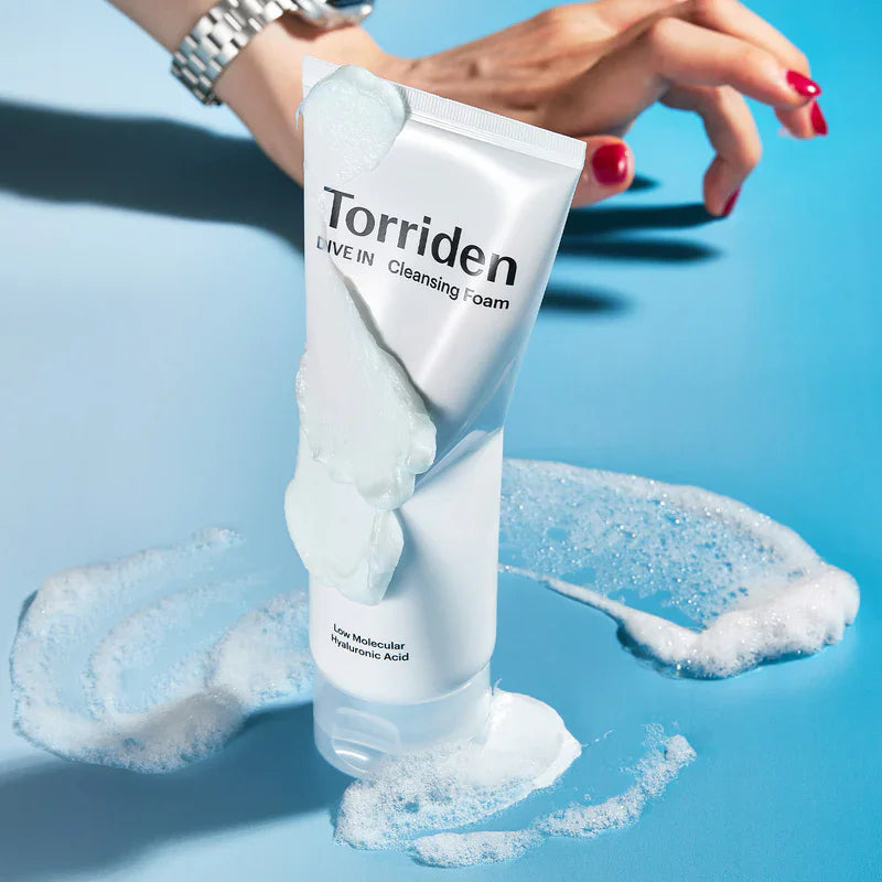 Korean Torriden HA Foam Cleanser – Deep Moisture & Oil Control
