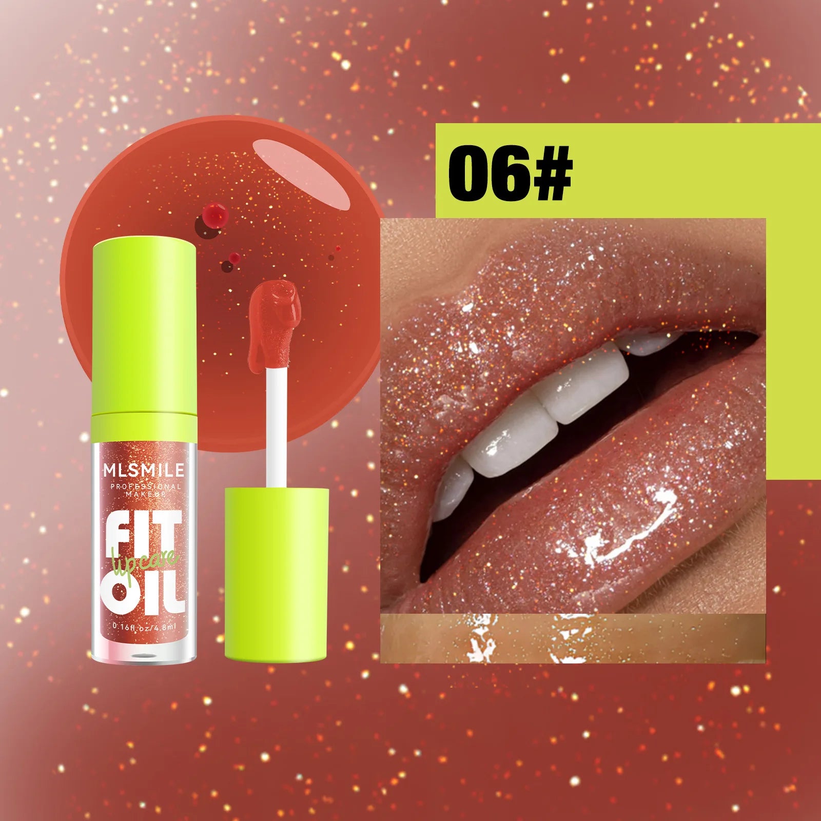Glossy Lip Care Oil – Hydrating Plump Dewy Lips | 8 Shades