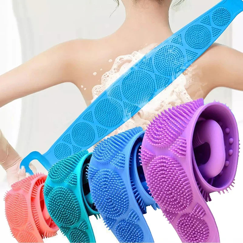 Silicone Body Sponge – Exfoliating Back Scrubber & Massage Tool
