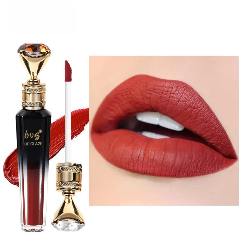Velvet Matte Lip Gloss – Waterproof & Long-Lasting | 6 Shades