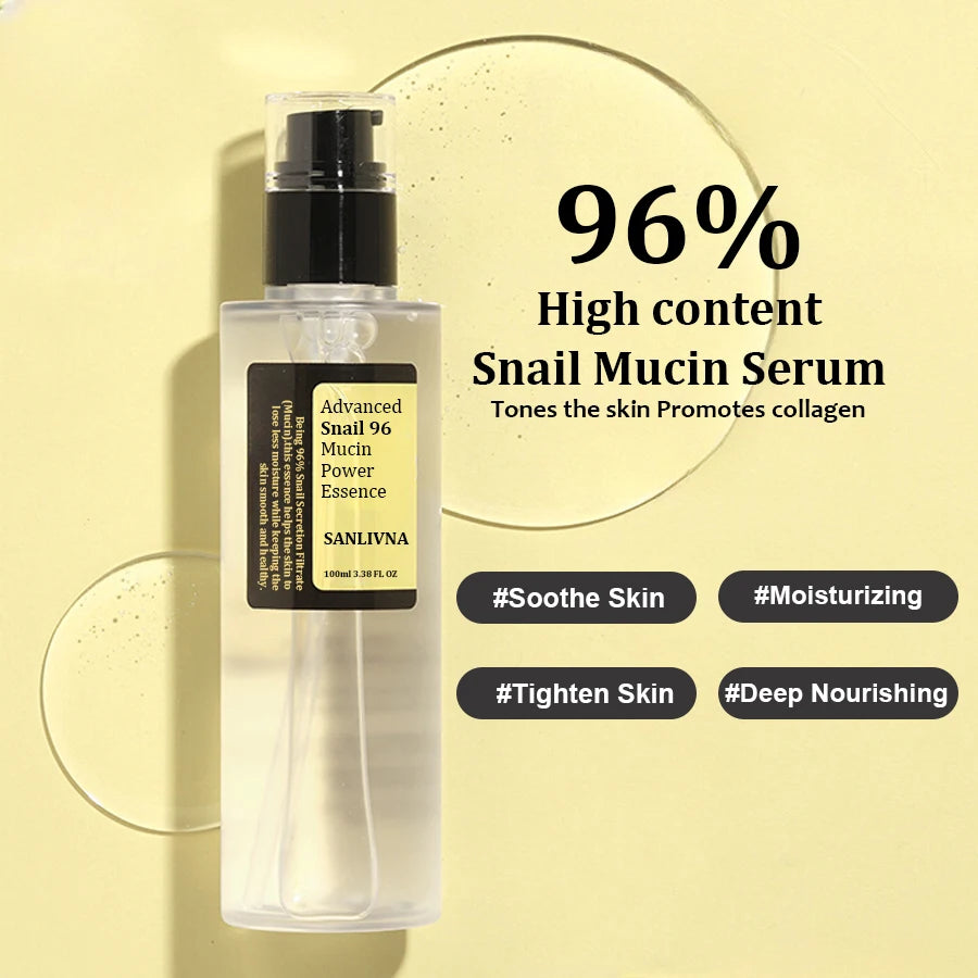 Snail Mucin 96% Facial Essence – Hydrating Essence, 100ml