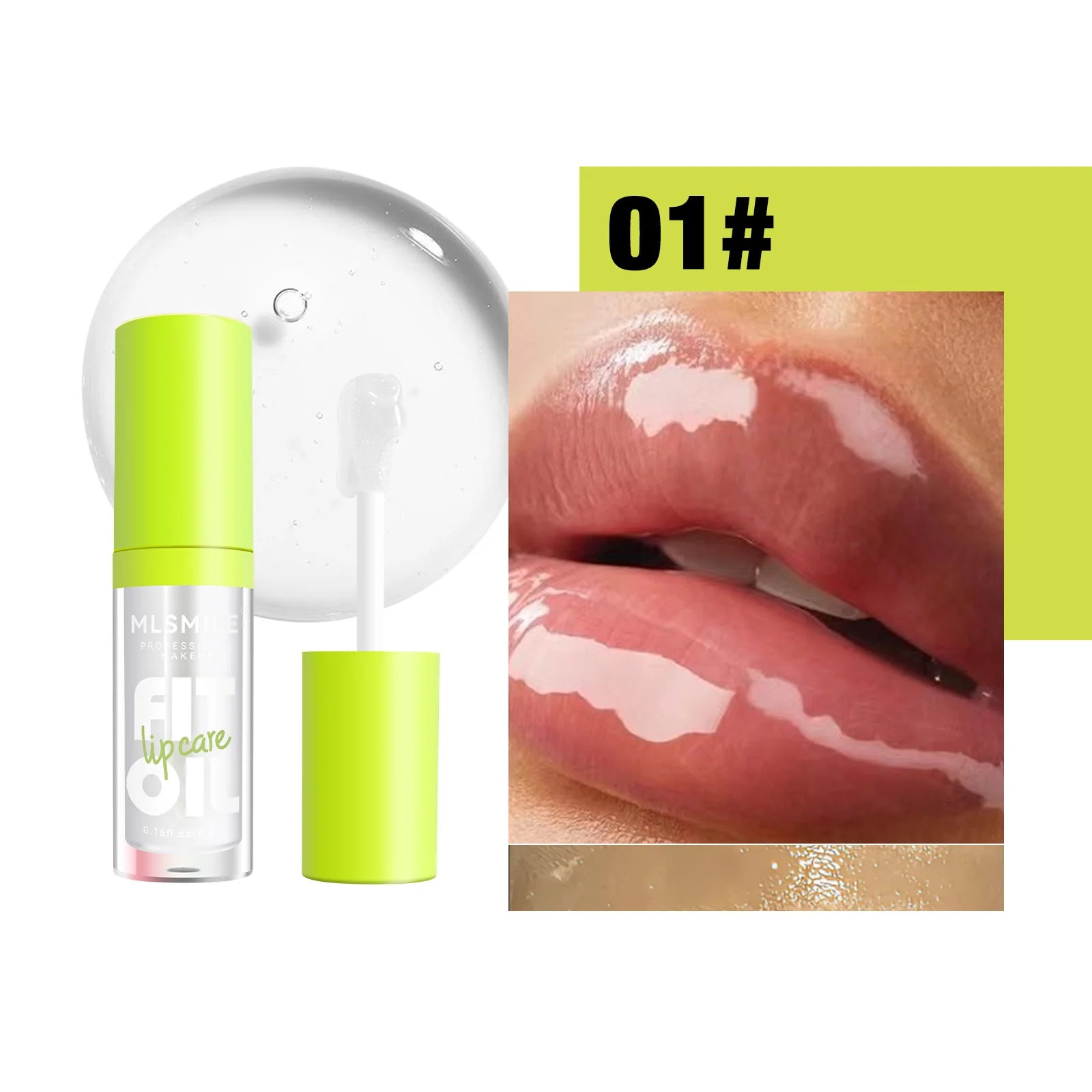 Glossy Lip Care Oil – Hydrating Plump Dewy Lips | 8 Shades