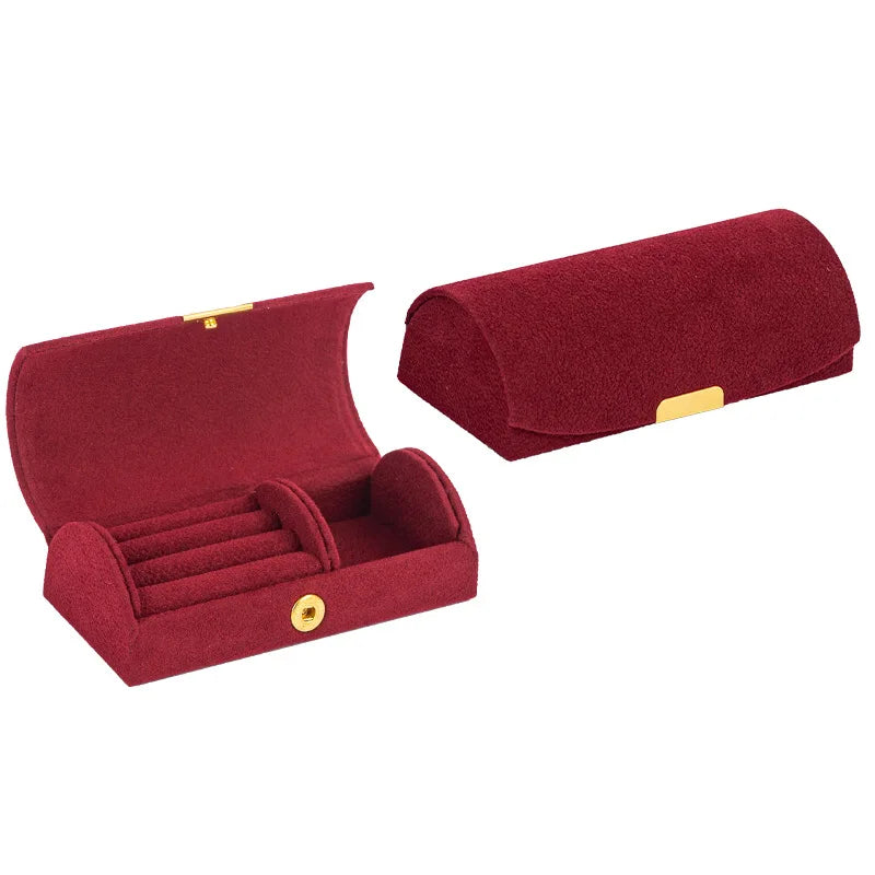 Arched Portable Jewelry Box – Travel & Anti-Oxidation