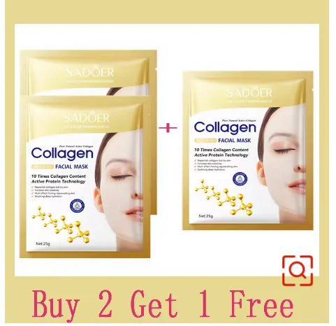 Korean Collagen Anti-Aging Facial Mask – 10pcs