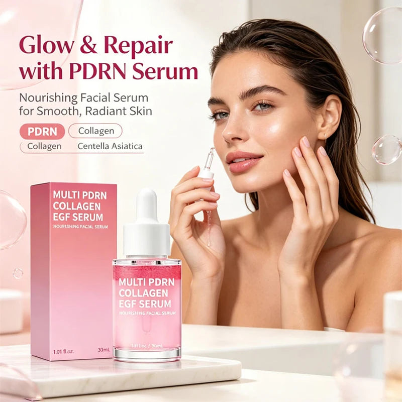 Korean PDRN Collagen EGF Serum – Hydrating & Radiance Boosting