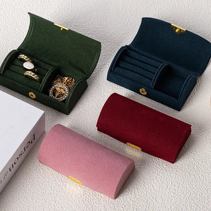 Arched Portable Jewelry Box – Travel & Anti-Oxidation