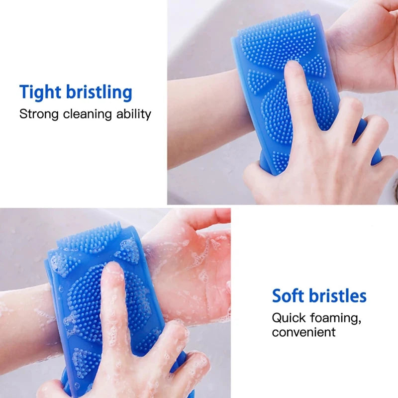 Silicone Body Sponge – Exfoliating Back Scrubber & Massage Tool
