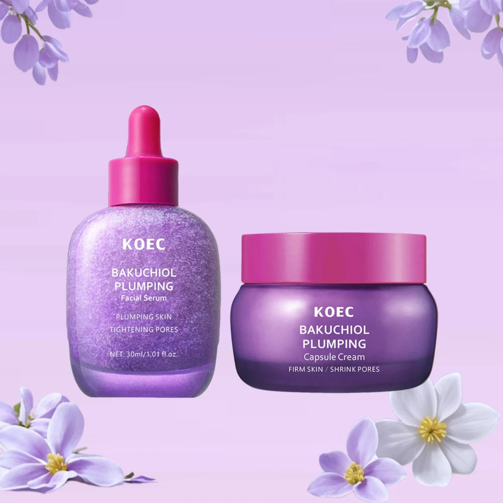 KOEC Bakuchiol & Vitamin Skincare Set – Anti-Wrinkle & Firming