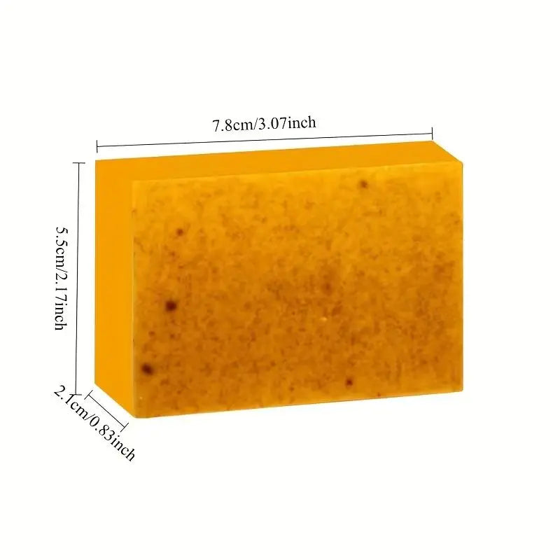 Handmade Cleansing Soap Set – Turmeric, Lemon, Kojic & Ginger