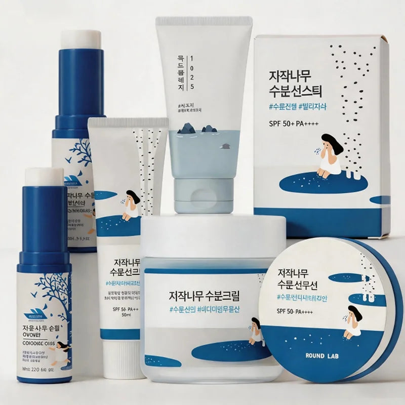 ROUND LAB Birch Juice Skincare Set – Moisturizing & Barrier Repair