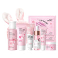Korean Sakura Skincare Set – Hydration, Cleansing & Sun Protection
