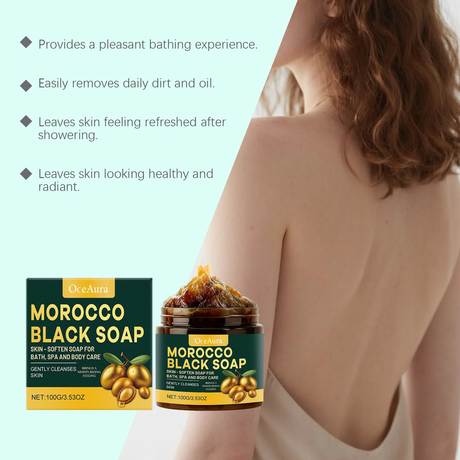 Morocco Black Soap – Acne Removal & Deep Cleansing