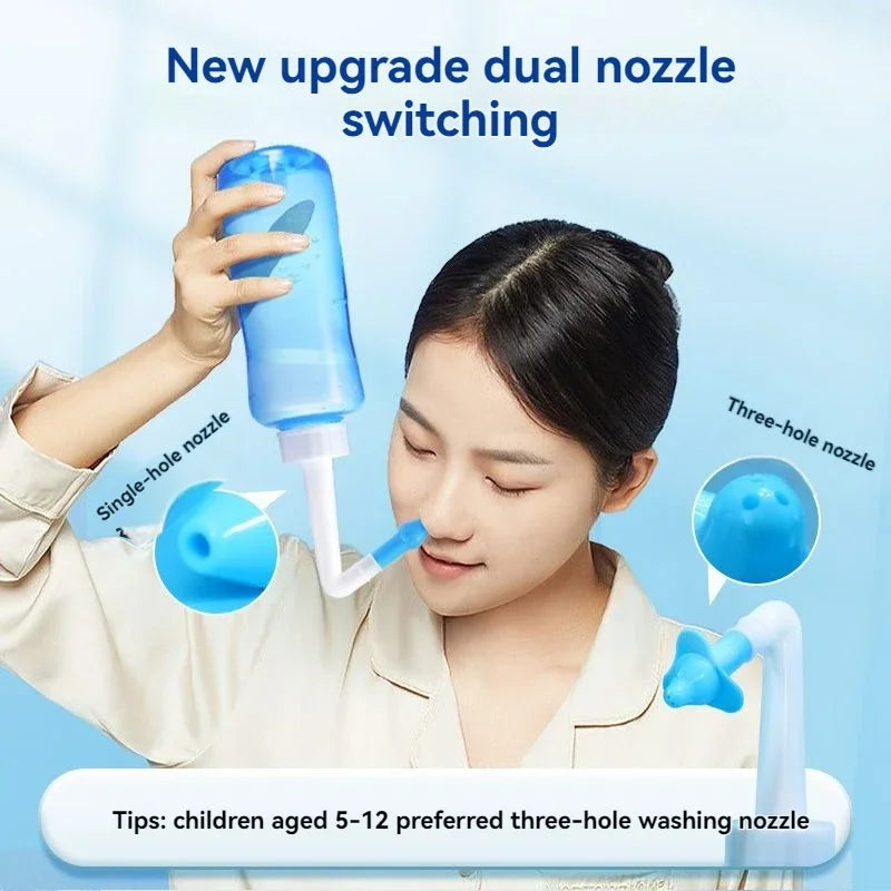 Nasal Wash Bottle 300ml – Adult & Children Nasal Rinse