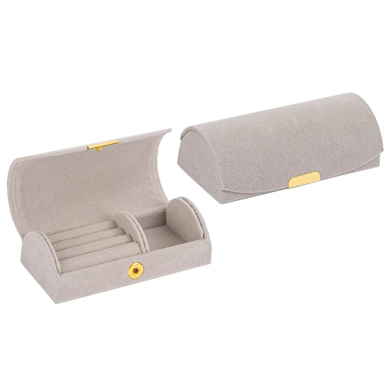 Arched Portable Jewelry Box – Travel & Anti-Oxidation