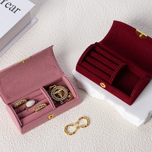 Arched Portable Jewelry Box – Travel & Anti-Oxidation