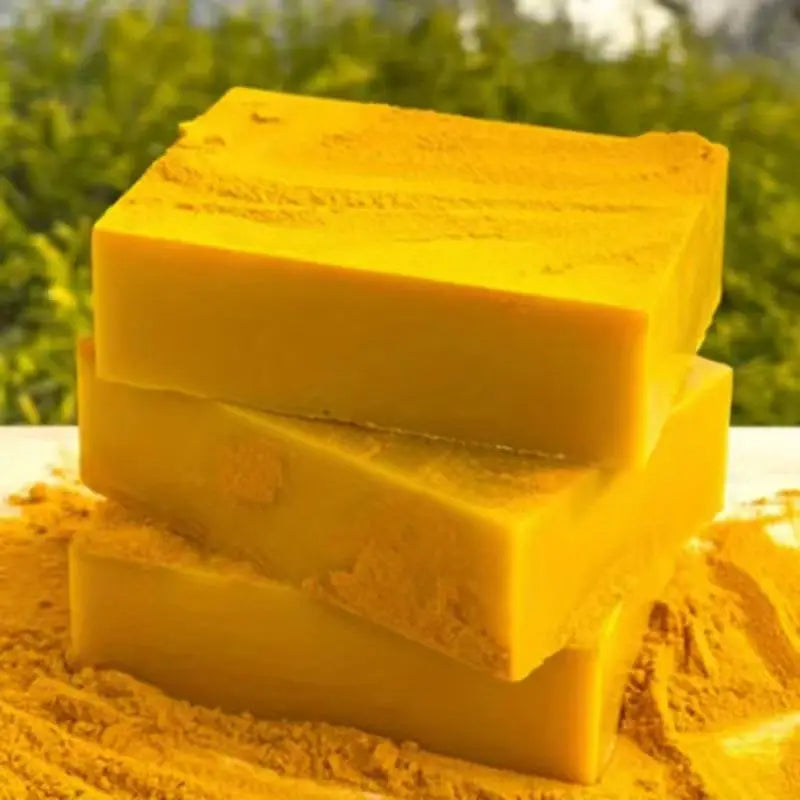 Handmade Cleansing Soap Set – Turmeric, Lemon, Kojic & Ginger