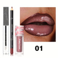 3PCS Glossy Lip Set – Shimmer Lip Gloss + Lip Oil + Lip Liner