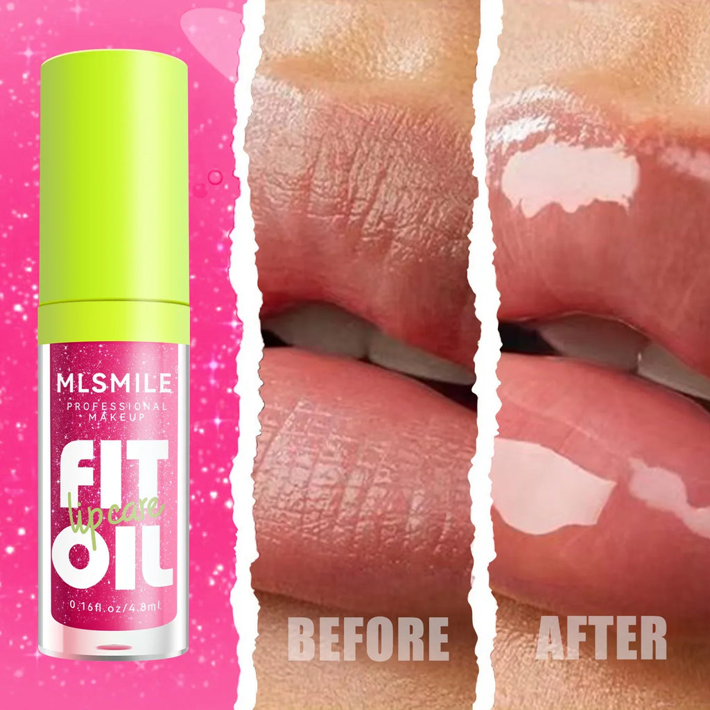 Glossy Lip Care Oil – Hydrating Plump Dewy Lips | 8 Shades