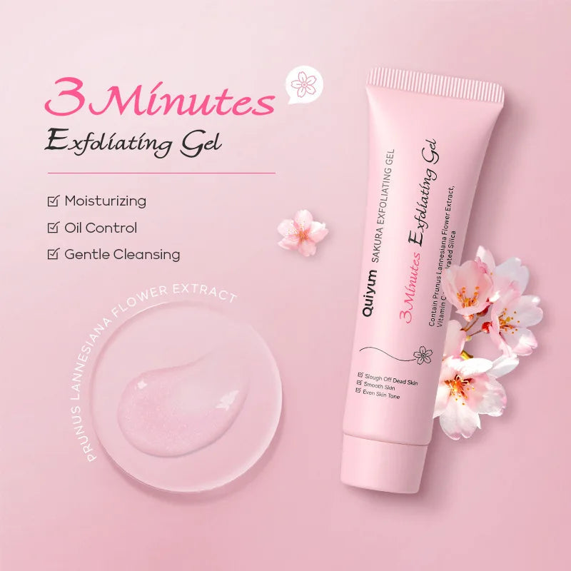 Sakura Exfoliating Peeling Gel – Facial Scrub, 50g